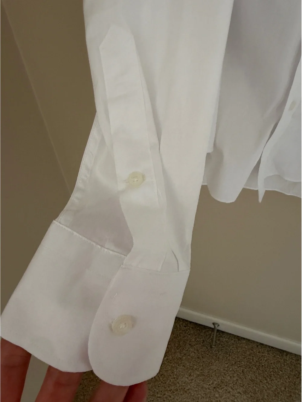 NWT J.Crew M crisp white dress shirt